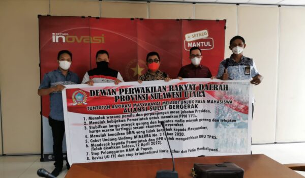 Tepati Janji, DPRD Sulut Bawa 8 Tuntutan Demo Mahasiswa ke Sekretariat Negara
