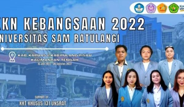 Tujuh Mahasiswa Unsrat Terpilih Mengikuti KKN Kebangsaan 2022