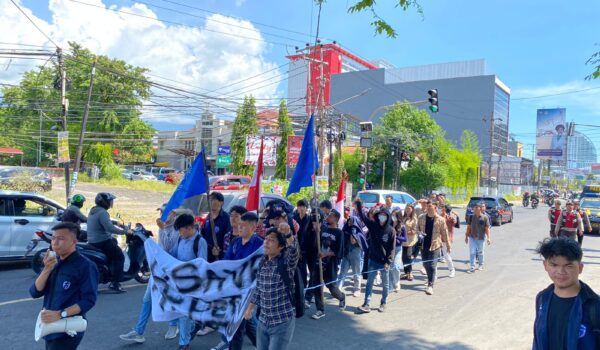 Refleksi Hari Lahir Pancasila, GMKI Manado Gelar Aksi Damai