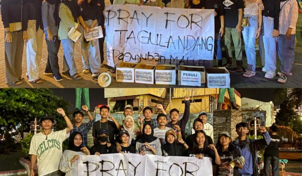 Solidaritas Tanah Air: Mahasiswa Maluku Utara Galang Dana untuk Korban Erupsi Gunung Ruang di Tagulandang