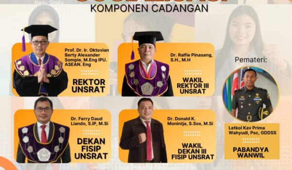 Mahasiswa FISIP Dibekali Wawasan Bela Negara Lewat Sosialisasi Komcad dan Pemantapan Pelaksanaan PKKMB