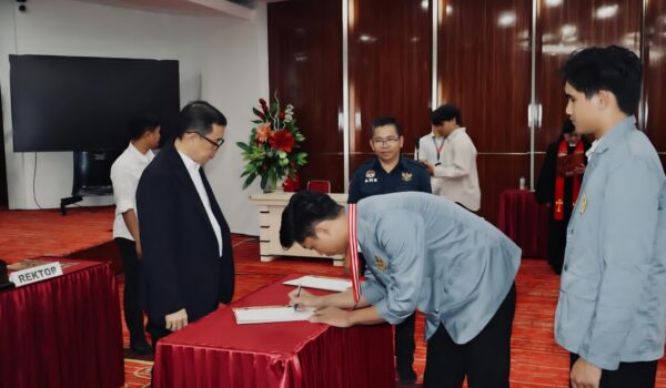 Resmi Dilantik! Kelvin Dayo dan Excellent Montolalu Nahkodai BEM Unsrat 2026/2027