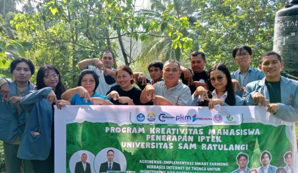 Bantu Petani Pisang Mas, Tim PKM-PI Agrinexus Unsrat Kembangkan Smart Farming IoT